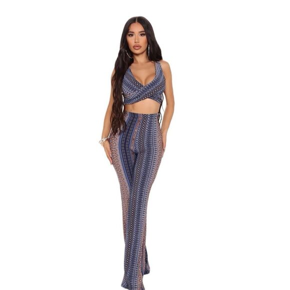 NWT- Fashion Nova new direction pants set - Picture 1 of 7